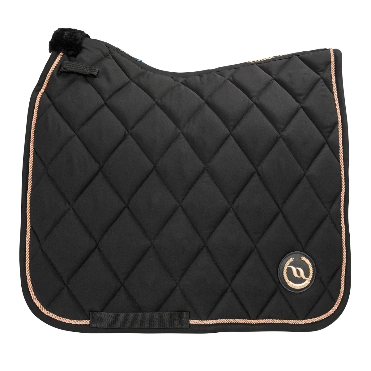 „Haze Collection“ Schabracke Dressur – Schwarz Roségold